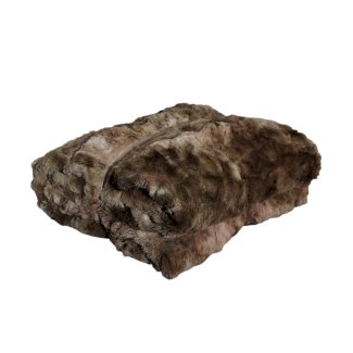 Kuscheldecke Kunstfell 127 x 165 cm braun - Gratisinserat.ch