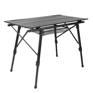 Campingtisch klappbar DOLF 90 x 51 cm schwarz