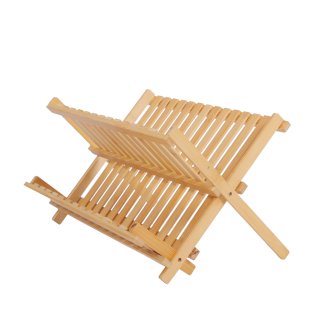 Abtropfgestell 2 Ebenen Bambus