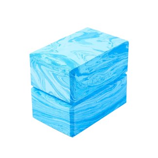 Yoga Block 2er Set camouflage blau
