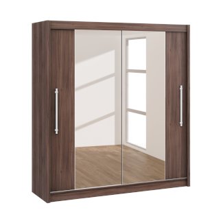 Kleiderschrank Schiebetüren mit Spiegel MONO 200 cm