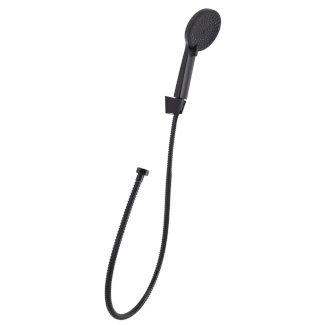 Duschbrause 11 cm mit Schlauch schwarz - Gratisinserat.ch