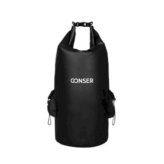 Dry Bag Rucksack wasserdicht schwarz 40L