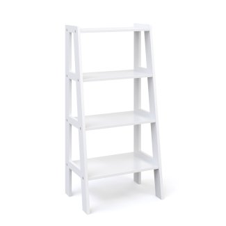 Wandregal Leiterregal 43 x 90 cm weiss