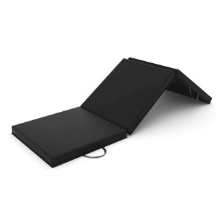 Gymnastikmatte faltbar 180 x 60 cm schwarz