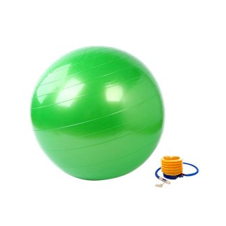 Gymnastikball 85 cm grün mit Pumpe