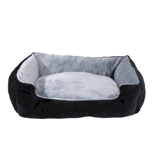 Hundebett NERO XL schwarz/grau