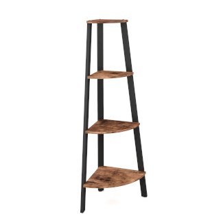 Eckregal mit 4 Ebenen Vintage BONITA