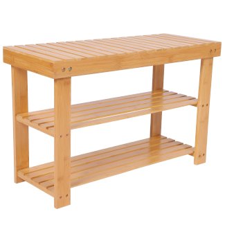 Schuhbank Bambus 70 x 28 x 45 cm - Gratisinserat.ch