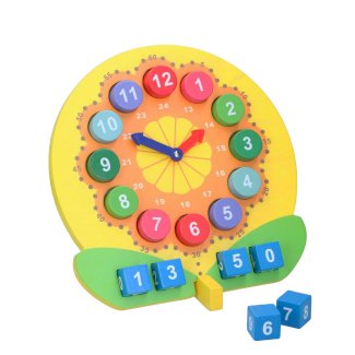Holzspielzeug Lernspiel Uhr 20-teilig - Gratisinserat.ch