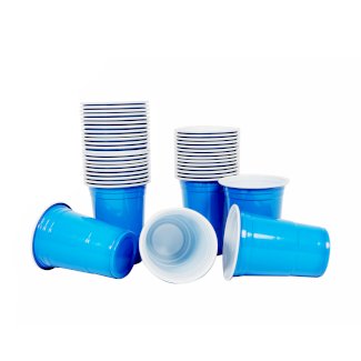 Beer Pong Becher 100 Stk. blau