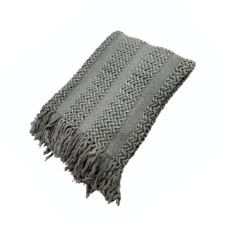 Kuscheldecke DREW 130 x 170 cm anthrazit