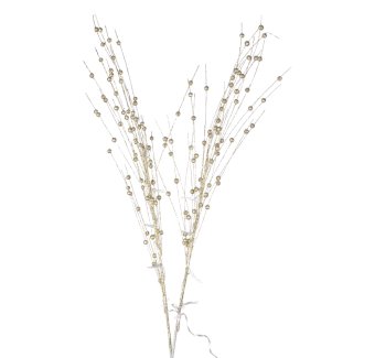 LED Lichterzweig gold 76 cm