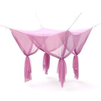 Moskitonetz 220 x 210 cm pink - Gratisinserat.ch