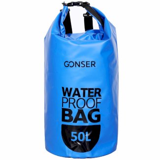 Dry Bag Tasche wasserdicht blau 50L