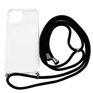 Handyhülle mit Band iPhone 15 transparent