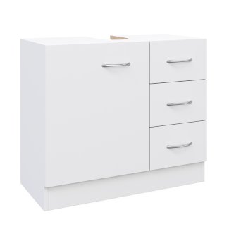 Waschbeckenunterschrank 63 x 30 x 54 cm weiss