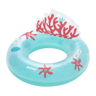 Schwimmring mit Rückenlehne Coral Bliss 97 cm - Gratisinserat.ch