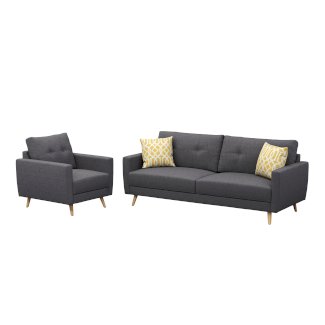 Sofa Set MANDY anthrazit