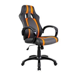 Gaming Stuhl Bürostuhl TURBO schwarz/orange