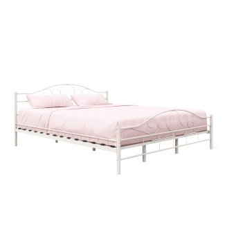 Metallbett AURELIE 180 x 200 cm weiss