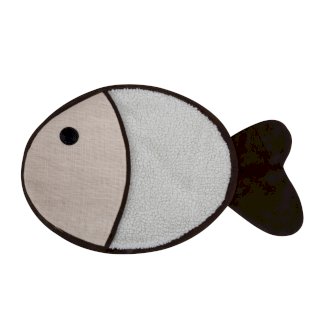 Kratzteppich für Katzen Fischform
