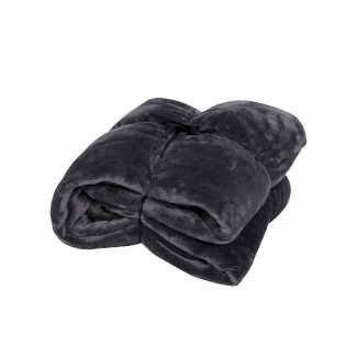 Kuscheldecke 150 x 200 cm anthrazit