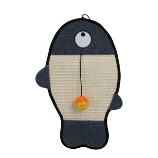 Katzenspielzeug Kratzmatte Fisch 48 x 24 cm
