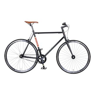 Fixie Bike 57 cm URBAN schwarz/braun