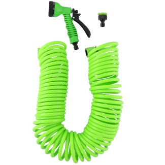 Spiral Gartenschlauch 15 m grün