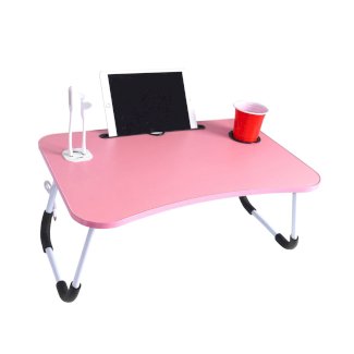 Klapptisch multifunktional mit USB rosa
