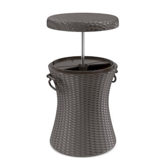 Beistelltisch mit Kühlfach HARRISON braun