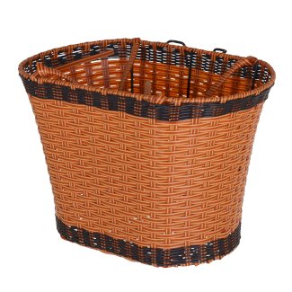 Velokorb vorne braun/schwarz