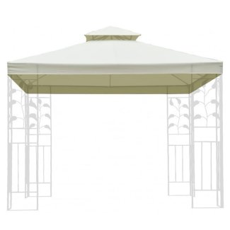 Dach Gartenpavillon LILIA 3 x 3 m beige