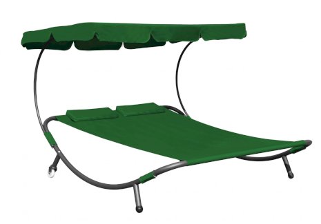 Sonnenliege 2 Personen grün