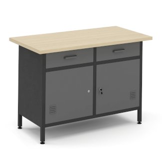 Werkbank mit Unterschrank 120 x 60 cm