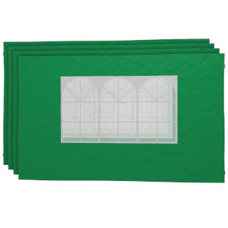 Seitenwände für Faltpavillon MELODY grün 4 Stk.