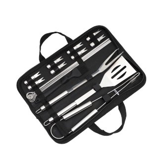 BBQ Grillbesteck Tasche 19-teilig