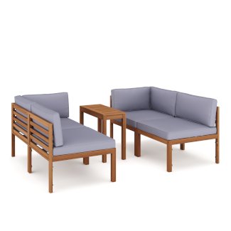 Lounge Holz TARIFA natur/grau - Gratisinserat.ch