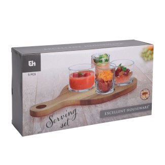 Apéroschale Servierset 5-teilig