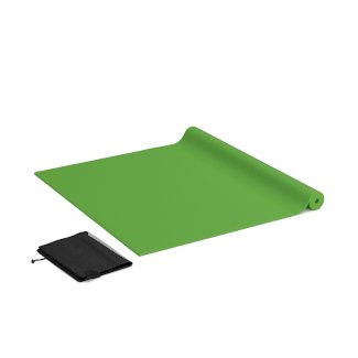 Yogamatte mit Tasche grün 173 x 61 x 0.5 cm