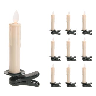 LED Kerze Weihnachtsdeko 10er Set