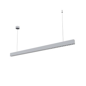 LED Hängelampe LINA 128 cm silber