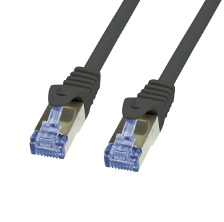 Patchkabel Cat 6A 10 m schwarz