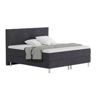 Boxspringbett TWILIGHT 180 x 200 cm anthrazit
