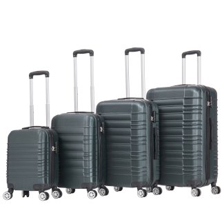 Reisekoffer Hartschalenkoffer AVA 4er Set smaragd