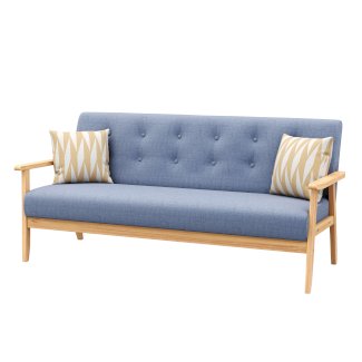 Sofa EDDY 3-Sitzer blau