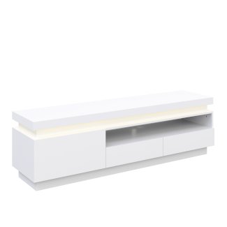 TV Möbel LED CELIO weiss