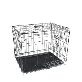 Transportkäfig faltbar Gr. S schwarz