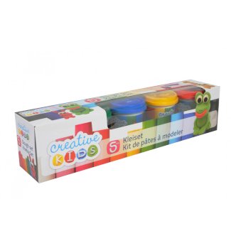 Knetset farbig 5-teilig